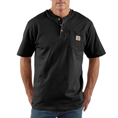 Men's Workwear Pocket Short Sleeve Henley |