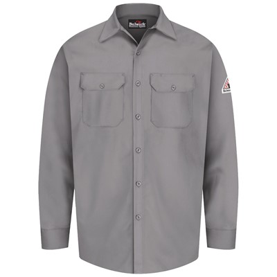 Bulwark FR Men's Midweight Long Sleeve Work Shirt