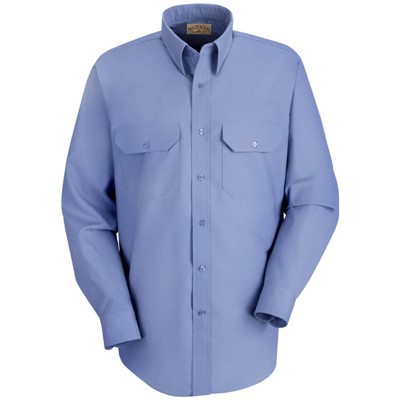 Men's Solid Dress Uniform Shirt |