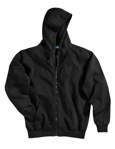 Tri-Mountain Prospect Sueded Finish Hooded Full Zip Sweatshirt