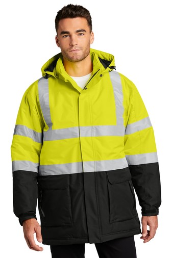 Port Authority ANSI 107 Class 3 Safety Heavyweight Parka