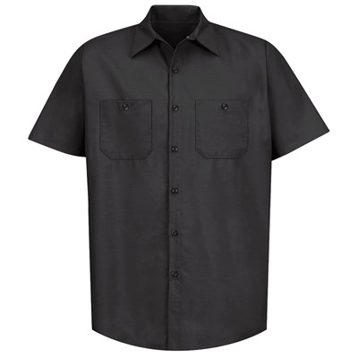 Red Kap Men's Industrial Short Sleeve Work Shirt