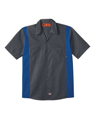 Dickies Men's Shirt Sleeve Industrial Color Block Shirt