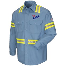 BULWARK FR REFLECTIVE TRIM WORK SHIRT